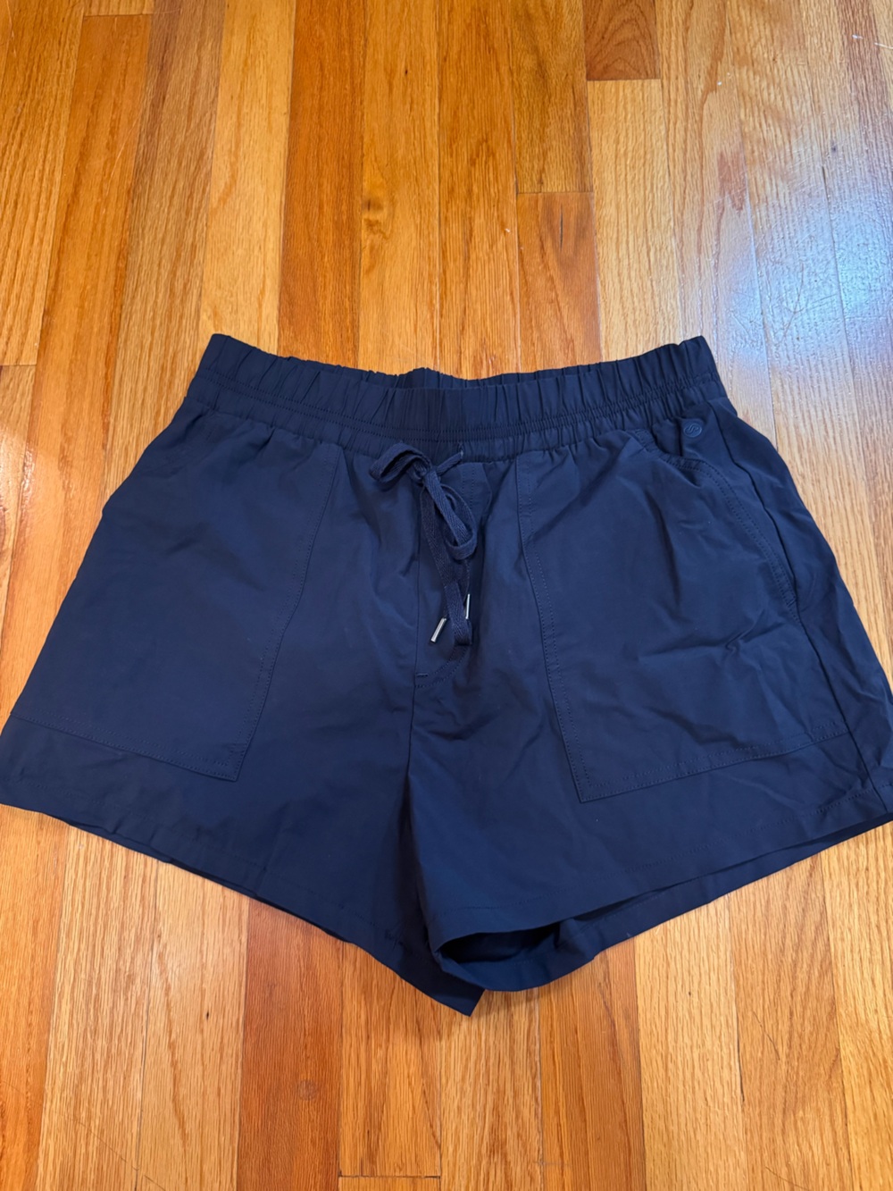 Alia Navy Athletic Drawstring Shorts